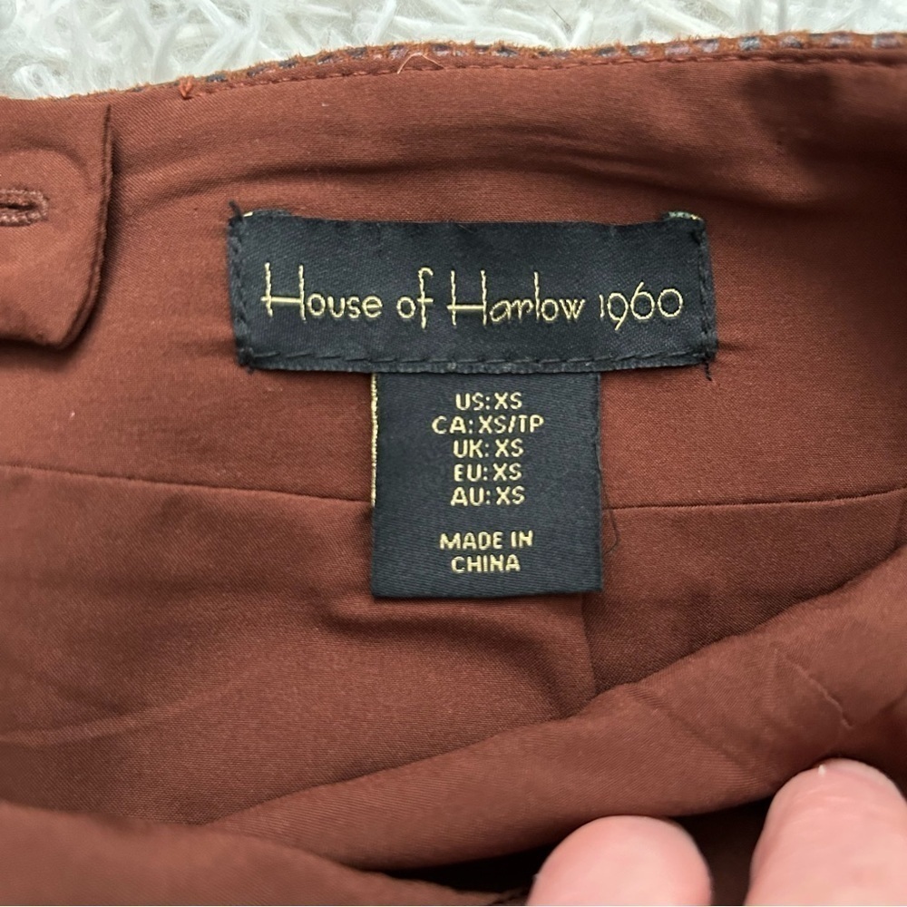 House of Harlow 1960, Snakeskin Look Mini Skirt - Picture 4 of 6